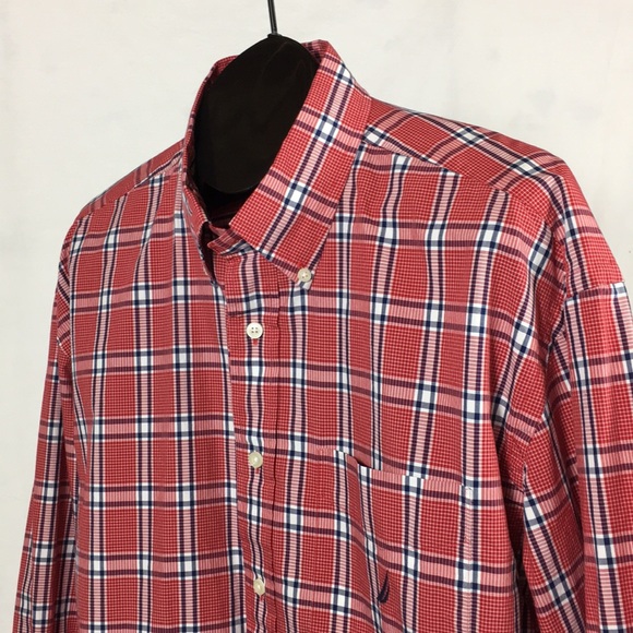 Nautica Other - Nautica 80s Two Ply Plaid Button Down Shirt